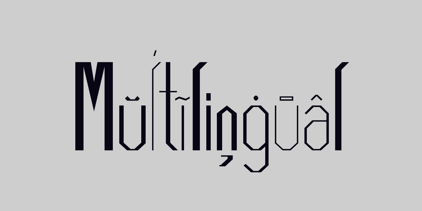 Beispiel einer Lineam SemiBold-Schriftart